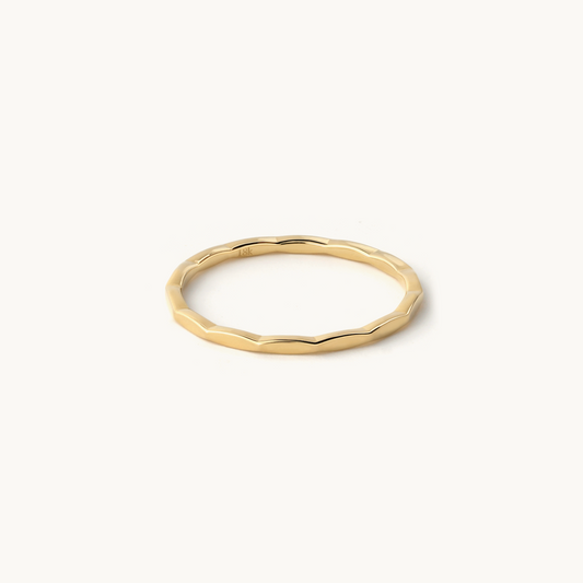 Dainty Geometric Eternity Ring
