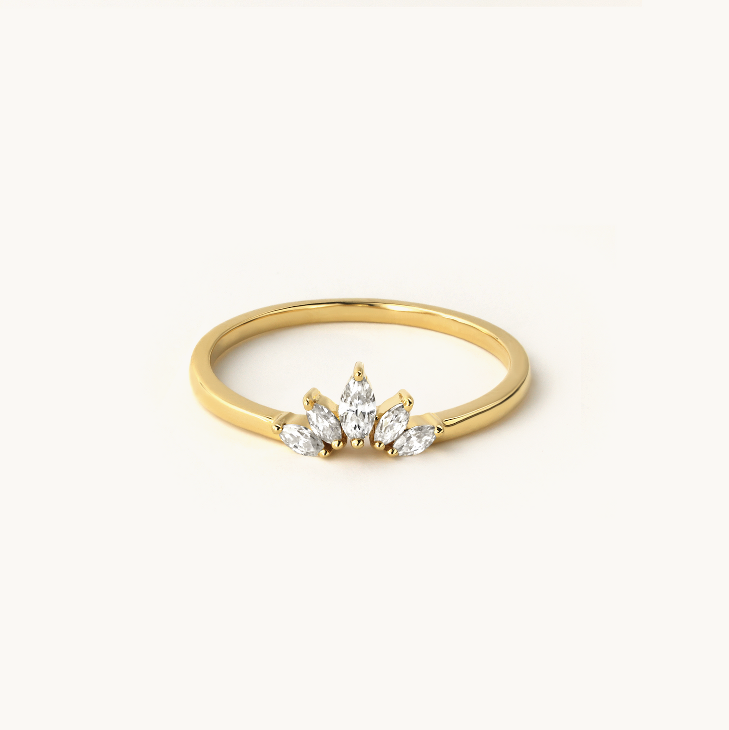 Dainty Crown Ring