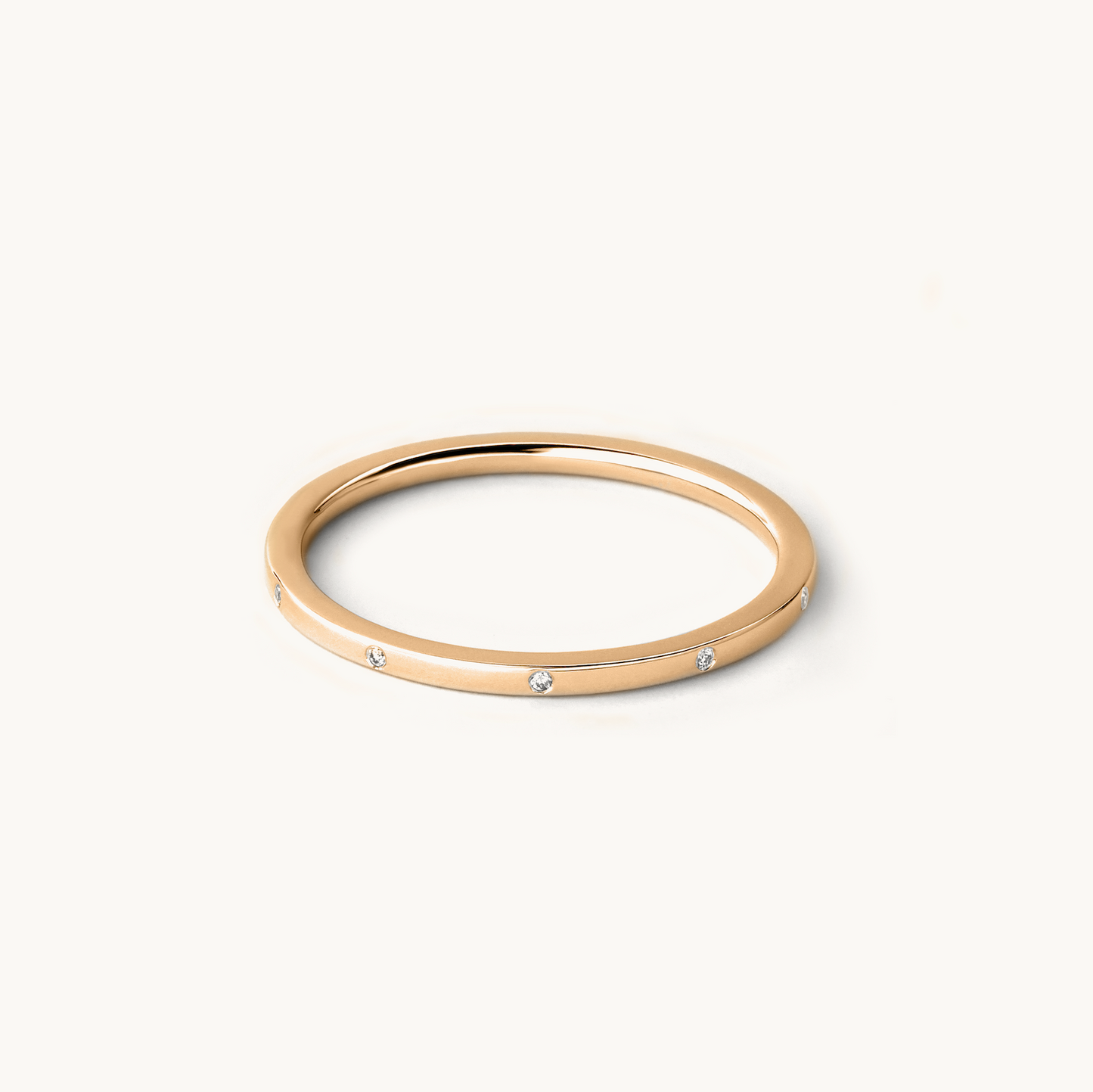 Ultra Thin Diamond Ring